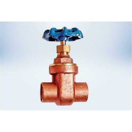 AMERICAN VALVE M300S 3 3 in. CxC Brass Full Port Gate Valve M300S 3&quot;